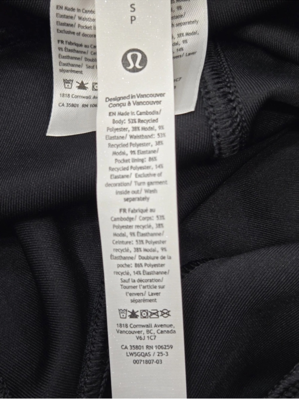 Lululemon Softstreme Pintuck Mid-Rise Pant In Black Size S Womens - Picture 5 of 12